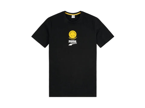 PUMA Club Graphic Tee T-Shirt Smile Black 598793 01