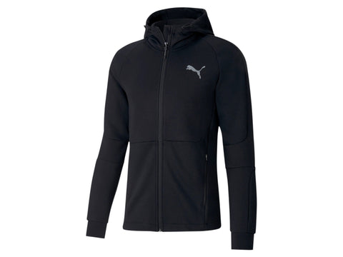 PUMA Evostripe FZ Hoodie Felpa Uomo Black 583467 01