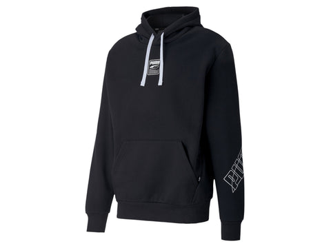 PUMA Rebel Hoodie FL Felpa Uomo Black 583494 01