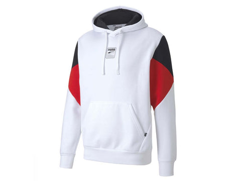 PUMA Rebel Hoodie Small Logo Felpa White 584898 02
