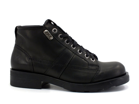 O.X.S Frank 1900 Anfibio Polacco Pelle Uomo Black OXS101160