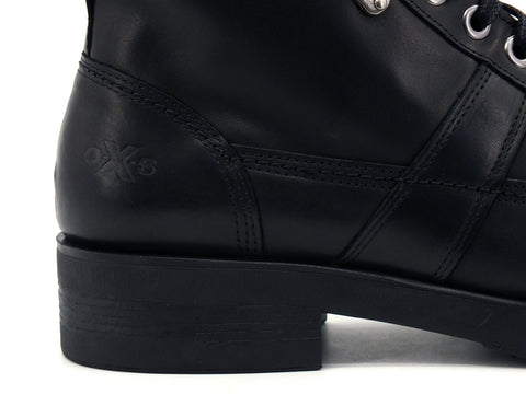 O.X.S Frank 1900 Anfibio Polacco Pelle Uomo Black OXS101160