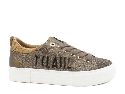 ALVIERO MARTINI 1A CLASSE Sneaker Bronzo Geo Beige P3A4-10692