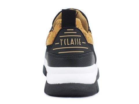 ALVIERO MARTINI 1A CLASSE Sneakers Glitter Nero Geo Beige P3A4-10703
