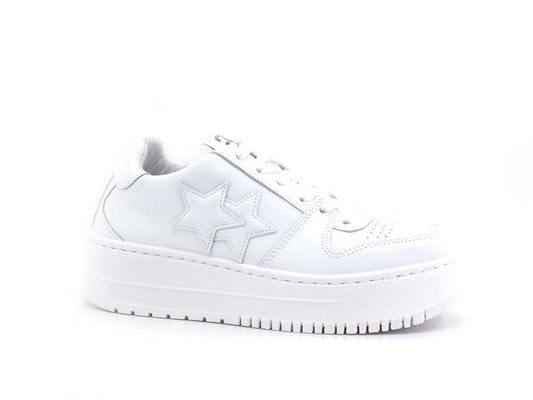 2STAR Sneaker 2 Stair Pelle Bianco 2SD3270 - Sandrini Calzature e Abbigliamento