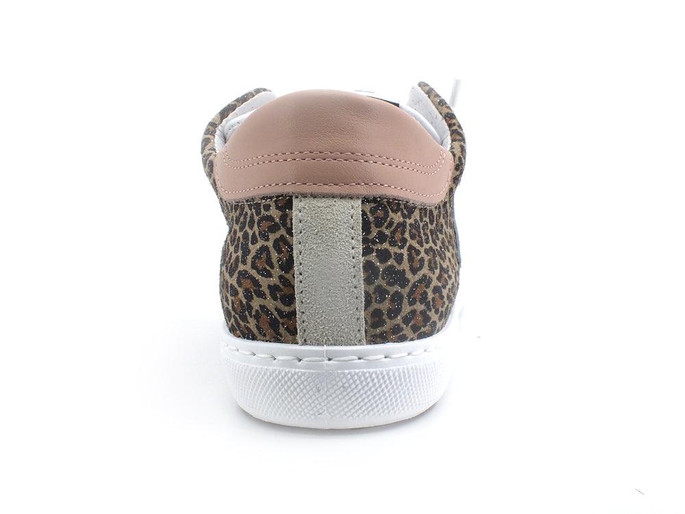 2STAR Sneaker Low Leopard White Pink 2SD3415 - Sandrini Calzature e Abbigliamento