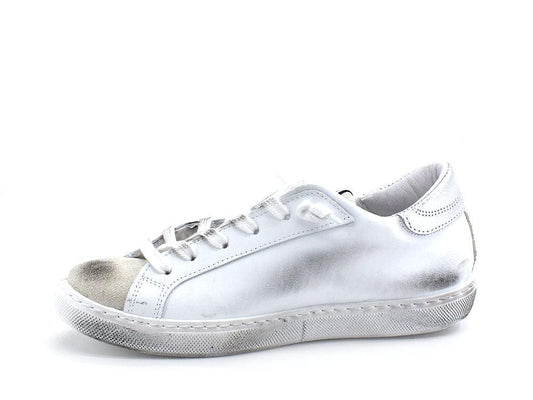 2STAR Sneaker Low Stelle Glitter White 2SD2817 - Sandrini Calzature e Abbigliamento
