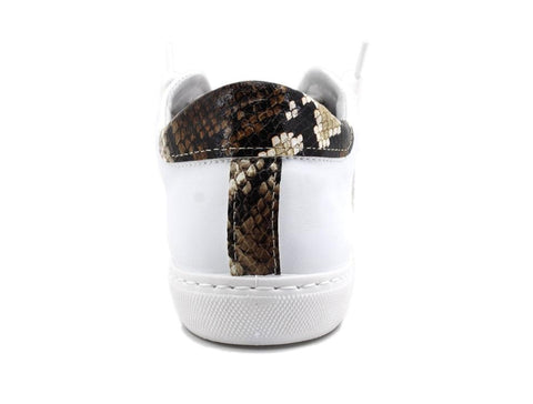 2STAR Sneaker Low Stelle White Pitone 2SD3225 - Sandrini Calzature e Abbigliamento