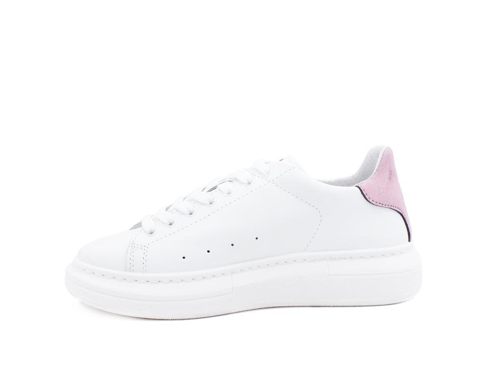 2STAR Sneaker PR Low Retro Vintage Bianco Rosa 2SD3077 - Sandrini Calzature e Abbigliamento