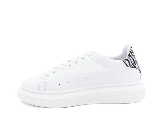 2STAR Sneaker PR Low Retro Zebra Bianco Nero 2SD3081 - Sandrini Calzature e Abbigliamento