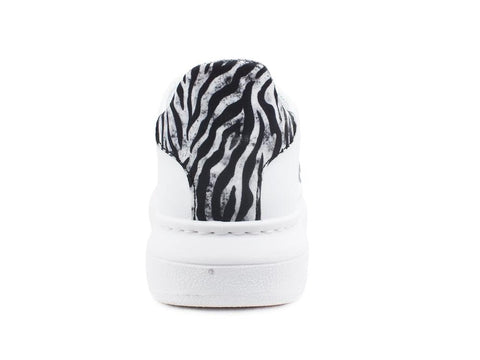 2STAR Sneaker PR Low Retro Zebra Bianco Nero 2SD3081 - Sandrini Calzature e Abbigliamento