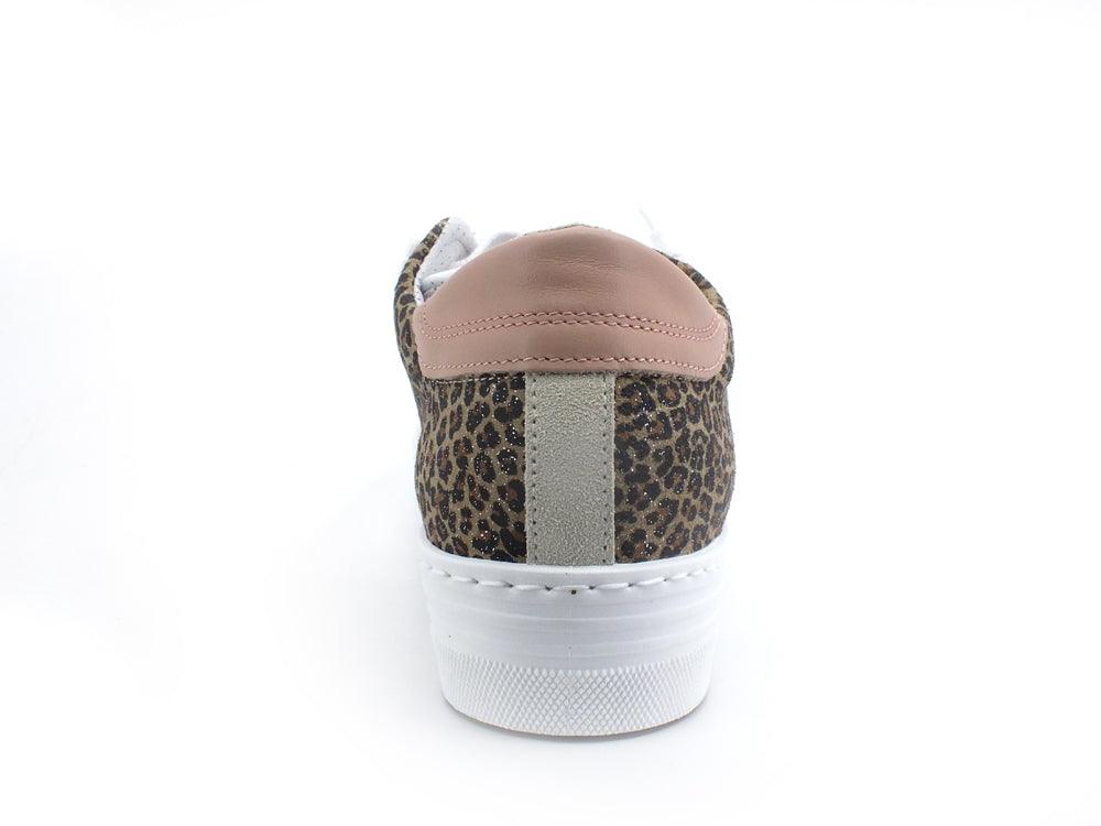 2STAR Sneaker Queen Low Platform Leopard White Pink 2SD3442 - Sandrini Calzature e Abbigliamento