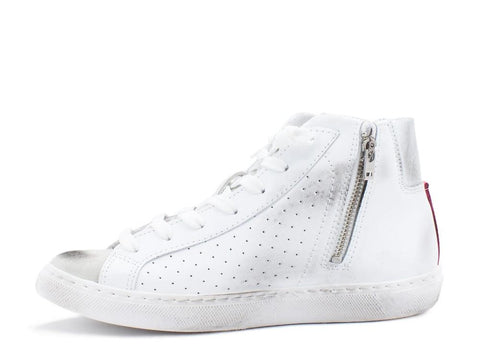 2STARS Sneaker Bianco Ghiaccio Fuxia 2SD2750 - Sandrini Calzature e Abbigliamento