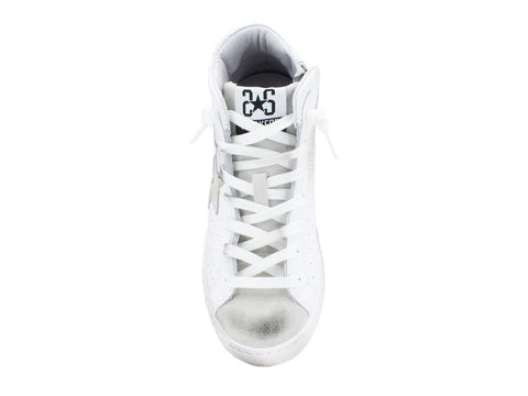 2STARS Sneaker Bianco Ghiaccio Fuxia 2SD2750 - Sandrini Calzature e Abbigliamento