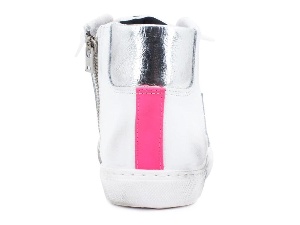 2STARS Sneaker Bianco Ghiaccio Fuxia 2SD2750 - Sandrini Calzature e Abbigliamento