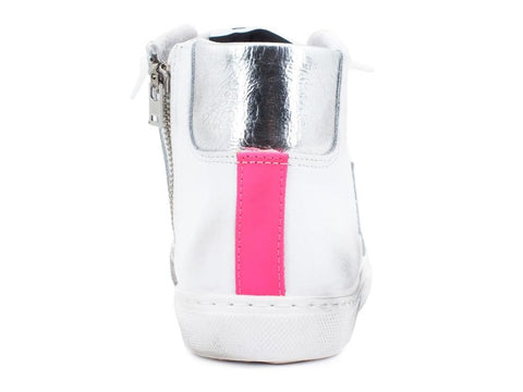 2STARS Sneaker Bianco Ghiaccio Fuxia 2SD2750 - Sandrini Calzature e Abbigliamento