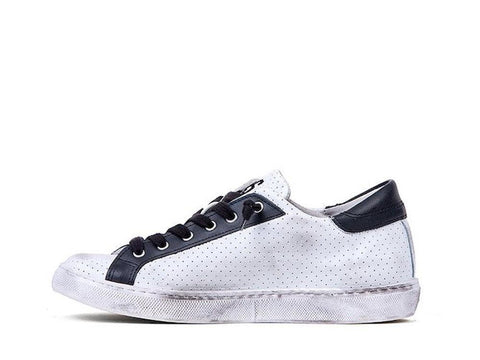 2STARS Sneakers Bianco Nero 2SU1823 - Sandrini Calzature e Abbigliamento