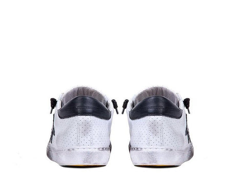 2STARS Sneakers Bianco Nero 2SU1823 - Sandrini Calzature e Abbigliamento