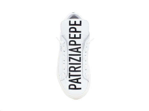 PATRIZIA PEPE Sneakers Logo Bianco 2V8869-A3KW