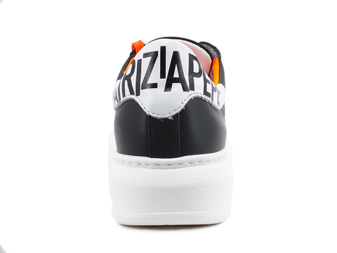 PATRIZIA PEPE Sneakers Donna Logo Nero Orange 2V9708-A3KW
