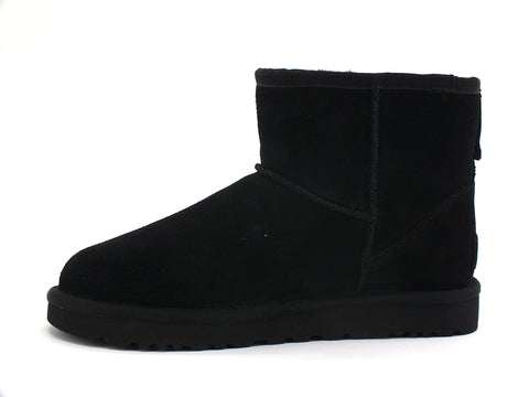 UGG Classic Mini Rubber Logo Stivaletto Black 1108231W