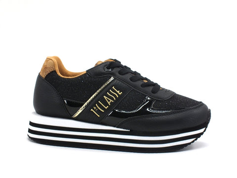 ALVIERO MARTINI 1A CLASSE Sneakers Nero Geo Beige P3A4-10714