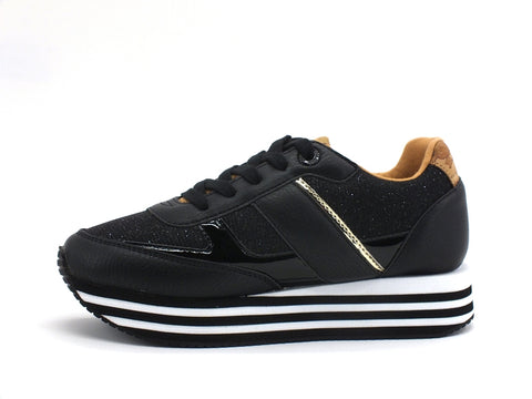 ALVIERO MARTINI 1A CLASSE Sneakers Nero Geo Beige P3A4-10714