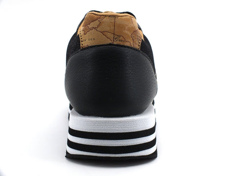 ALVIERO MARTINI 1A CLASSE Sneakers Nero Geo Beige P3A4-10714