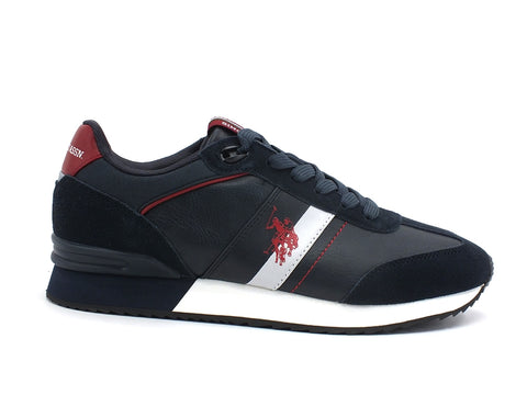 U.S. POLO Austen Sneaker Uomo Dark Blue Red AUSTEN1