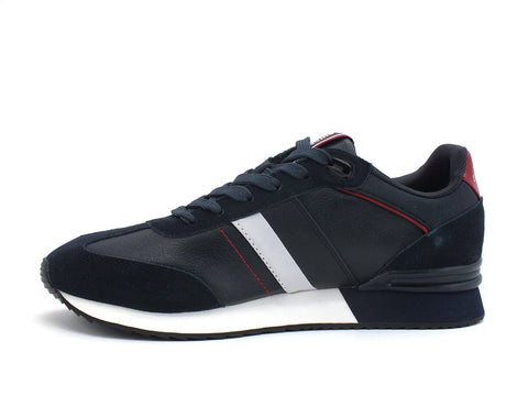 U.S. POLO Austen Sneaker Uomo Dark Blue Red AUSTEN1