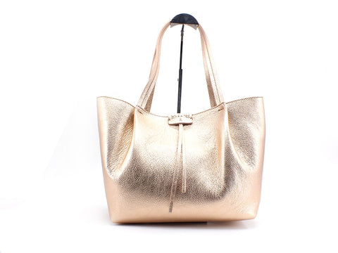 PATRIZIA PEPE Borsa Laminata Oro Rose 2V8895-A4U8S
