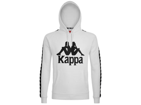 KAPPA 222 Banda Hurtado Felpa Logo White Black 303WH20