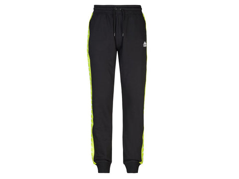 KAPPA 222 Banda Alanz Pantalone Black Lime White 304KPN0