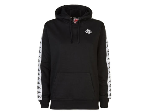 KAPPA 222 Banda Budy Felpa Black White 304VHN0