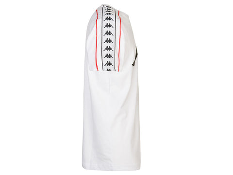 KAPPA 222 Banda Dobrev T-Shirt White Orange 31119NW