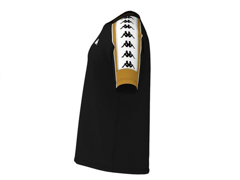KAPPA 222 Banda 10 Arset T-Shirt Black Ochre White 304I050