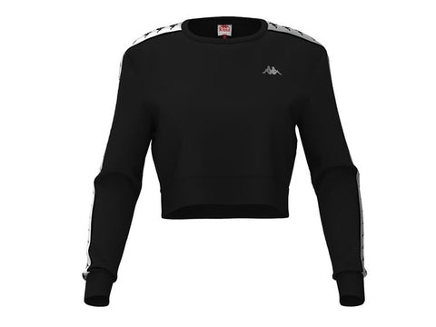 KAPPA 222 Damey Felpa Black Silver 3116NYW