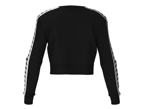 KAPPA 222 Damey Felpa Black Silver 3116NYW