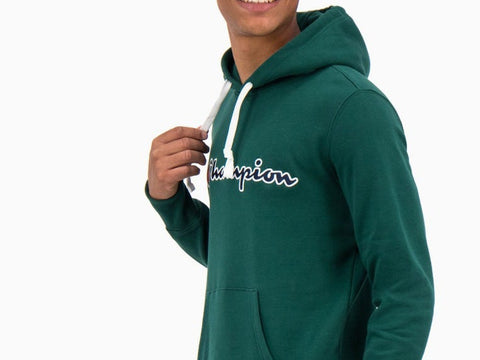 CHAMPION Felpa Logo Dark Green 214718
