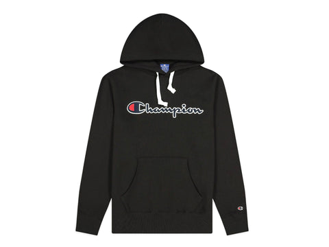 CHAMPION Felpa Cappuccio Logo Black 214718