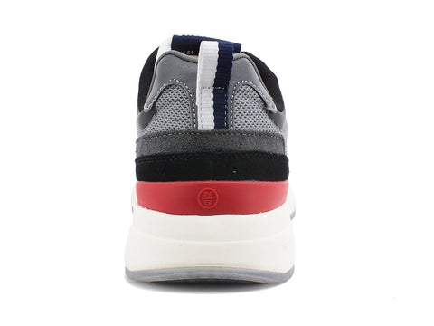 NORTH SAILS Sneaker Running Black Red RW-01 A VALL 055