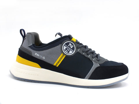 NORTH SAILS Sneaker Running Navy Yellow RW-01 A VALL 054