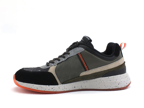 NORTH SAILS Sneaker Running Green Orange Fluo Black RW-01SKIPPER033