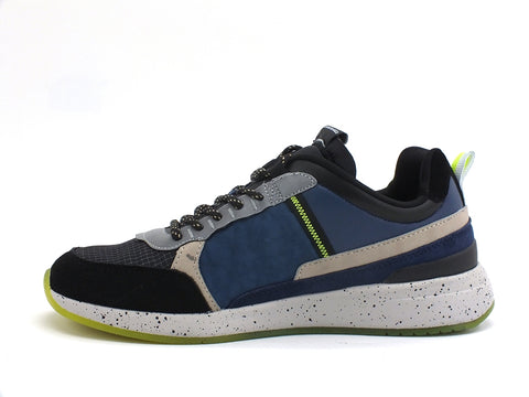NORTH SAILS Sneaker Running Blue Yellow Fluo Black RW-01SKIPPER033