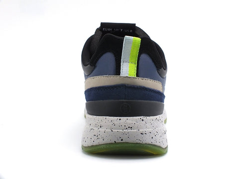 NORTH SAILS Sneaker Running Blue Yellow Fluo Black RW-01SKIPPER033