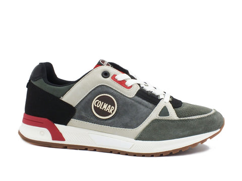 COLMAR Supreme Pro Sneaker Dark Grey Green Red SUPREME PRO ROSS 100