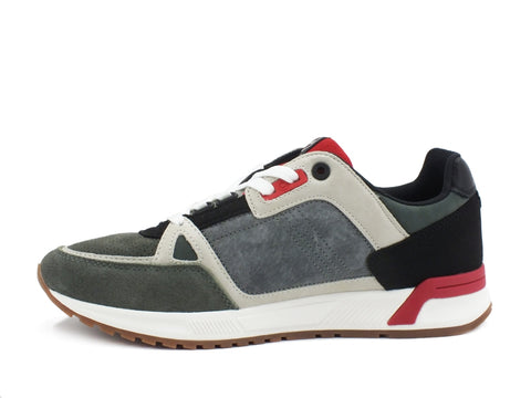 COLMAR Supreme Pro Sneaker Dark Grey Green Red SUPREME PRO ROSS 100