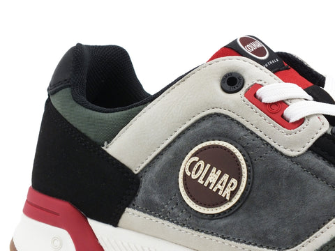 COLMAR Supreme Pro Sneaker Dark Grey Green Red SUPREME PRO ROSS 100