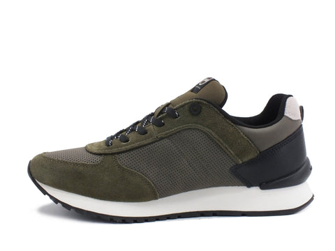 COLMAR Travis Drill Sneaker Dark Green TRAVIS DRILL 015