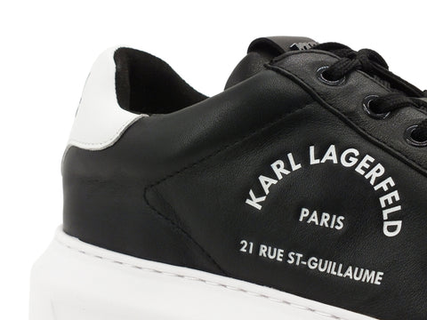 KARL LAGERFELD Kapri Mens Sneaker Uomo Black KL52538